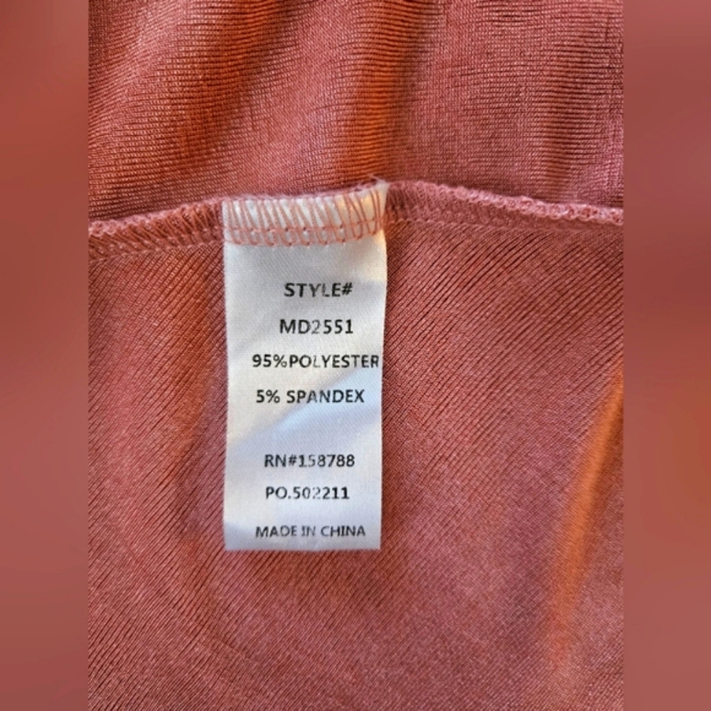 NWOT Mable Emersyn Dress Mauve Pink Slinky Mini Button Down Bodycon Size Large - Picture 8 of 10